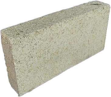 Orera blocks, composed of a blend of natural binder and jute hurd